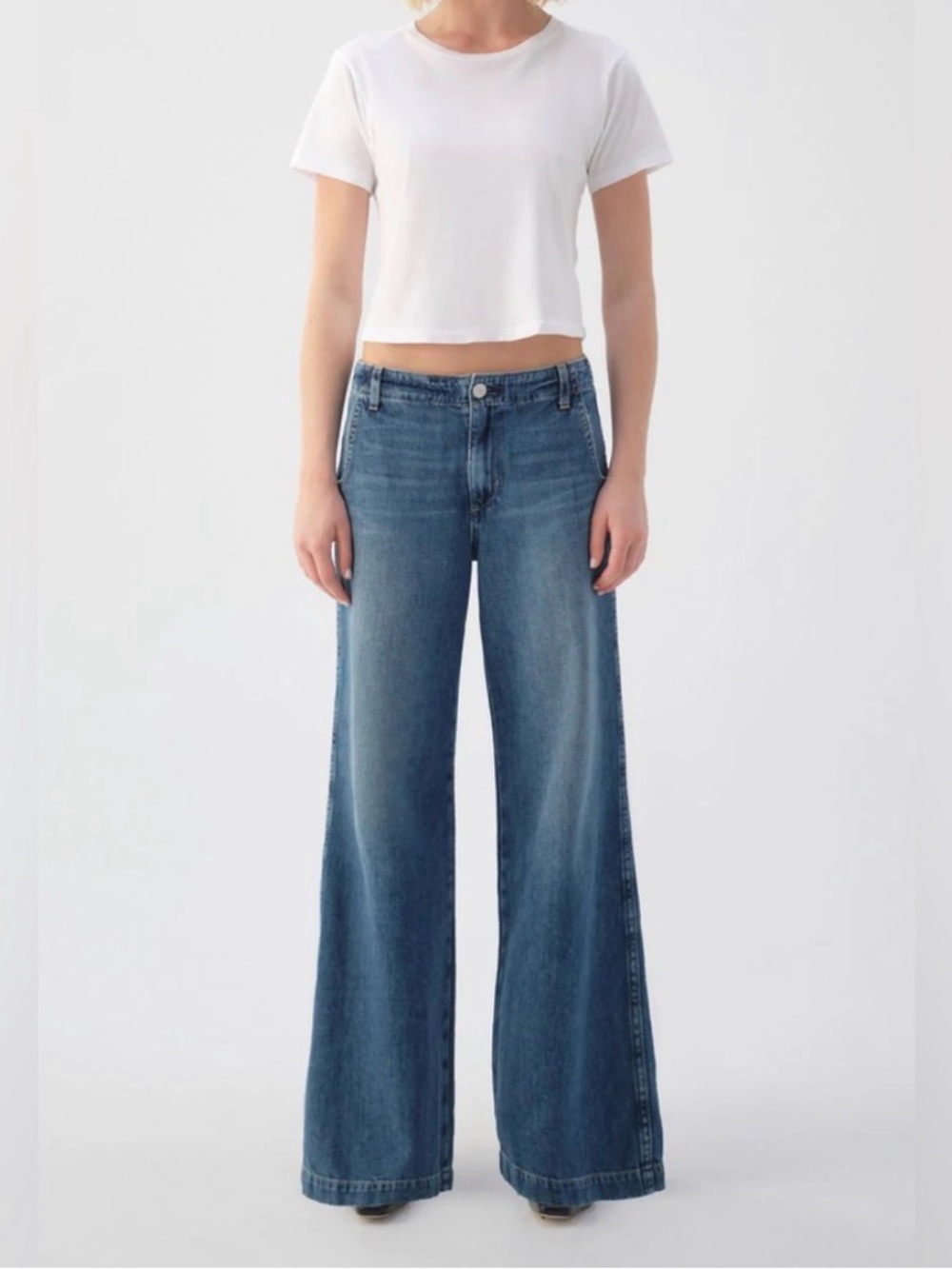 AMO Edith Trouser Jeans Wide Leg Women’s Size 29